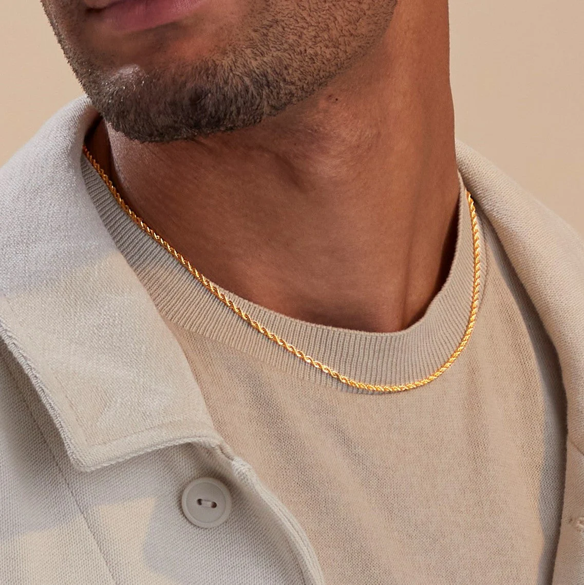2mm Rope Chain Necklace - Image 3