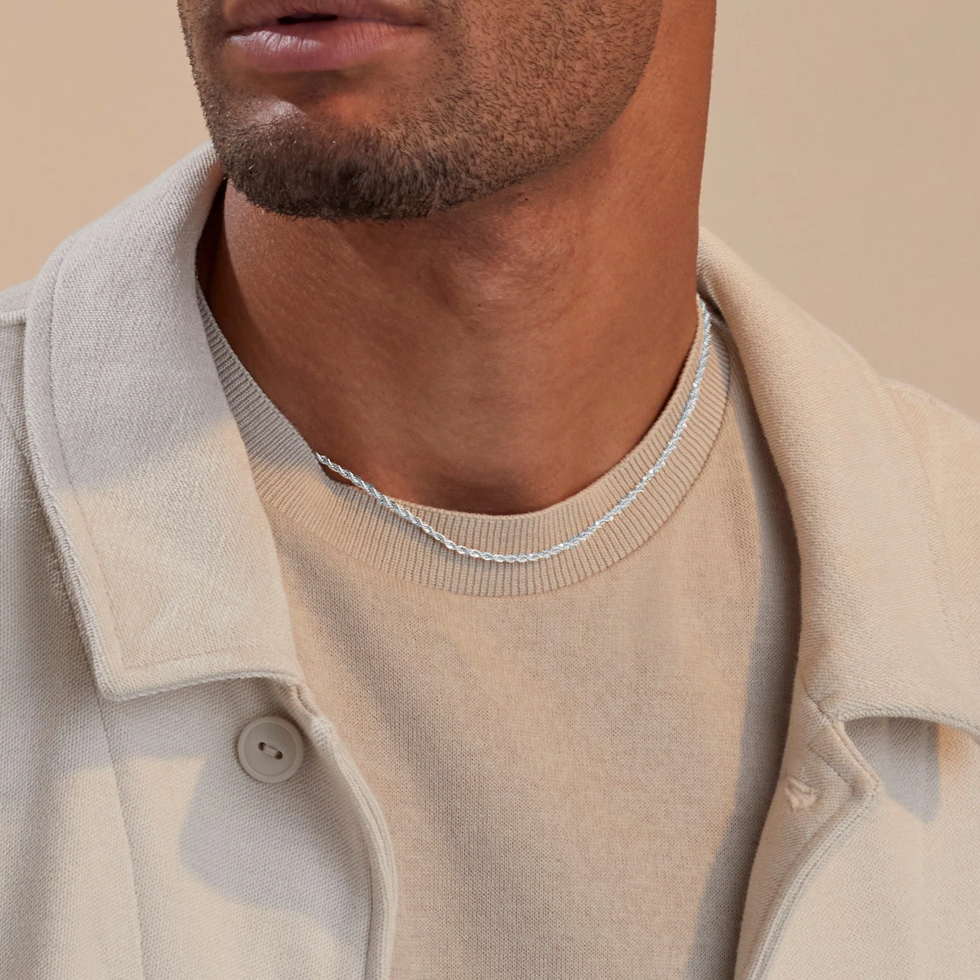 2mm Rope Chain Necklace - Image 8