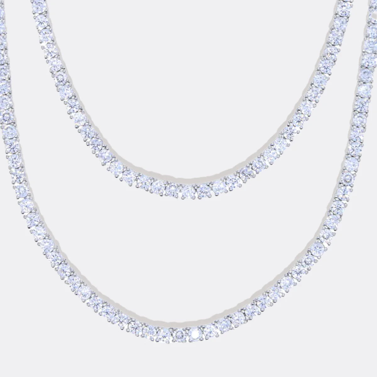 3mm Tennis Necklace - Image 11