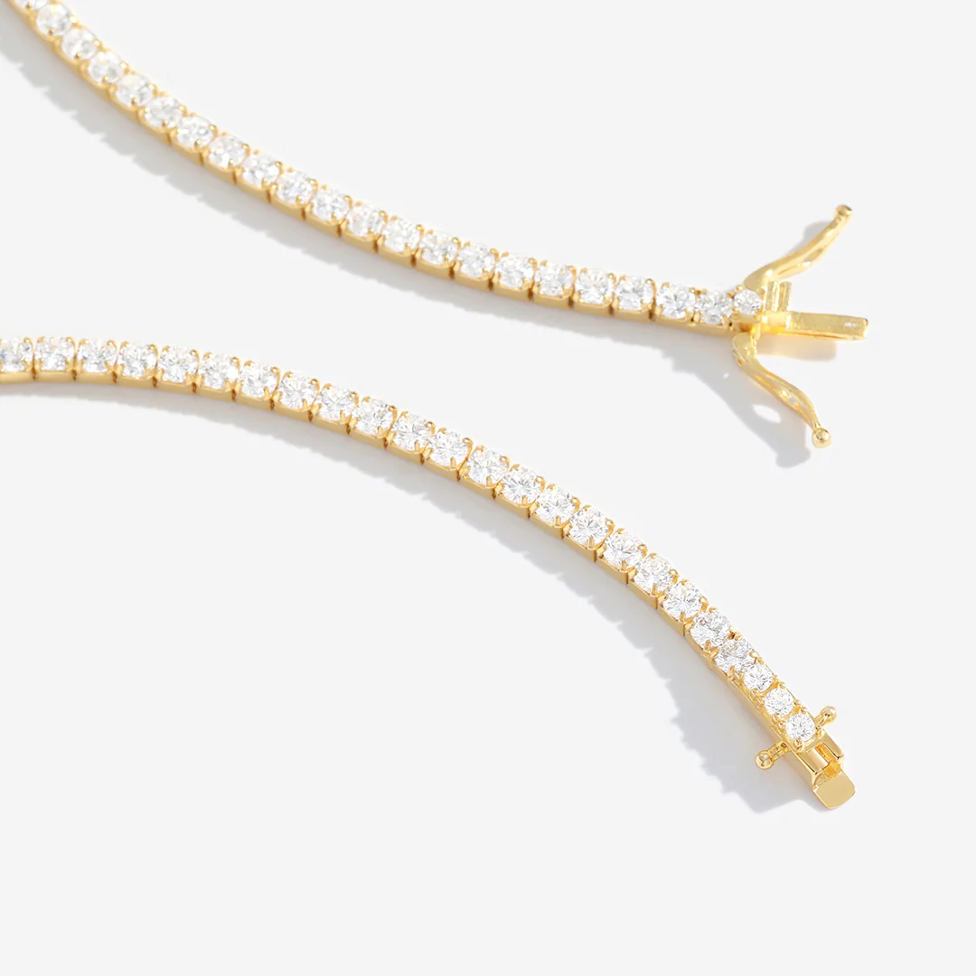 3mm Tennis Necklace - Image 17