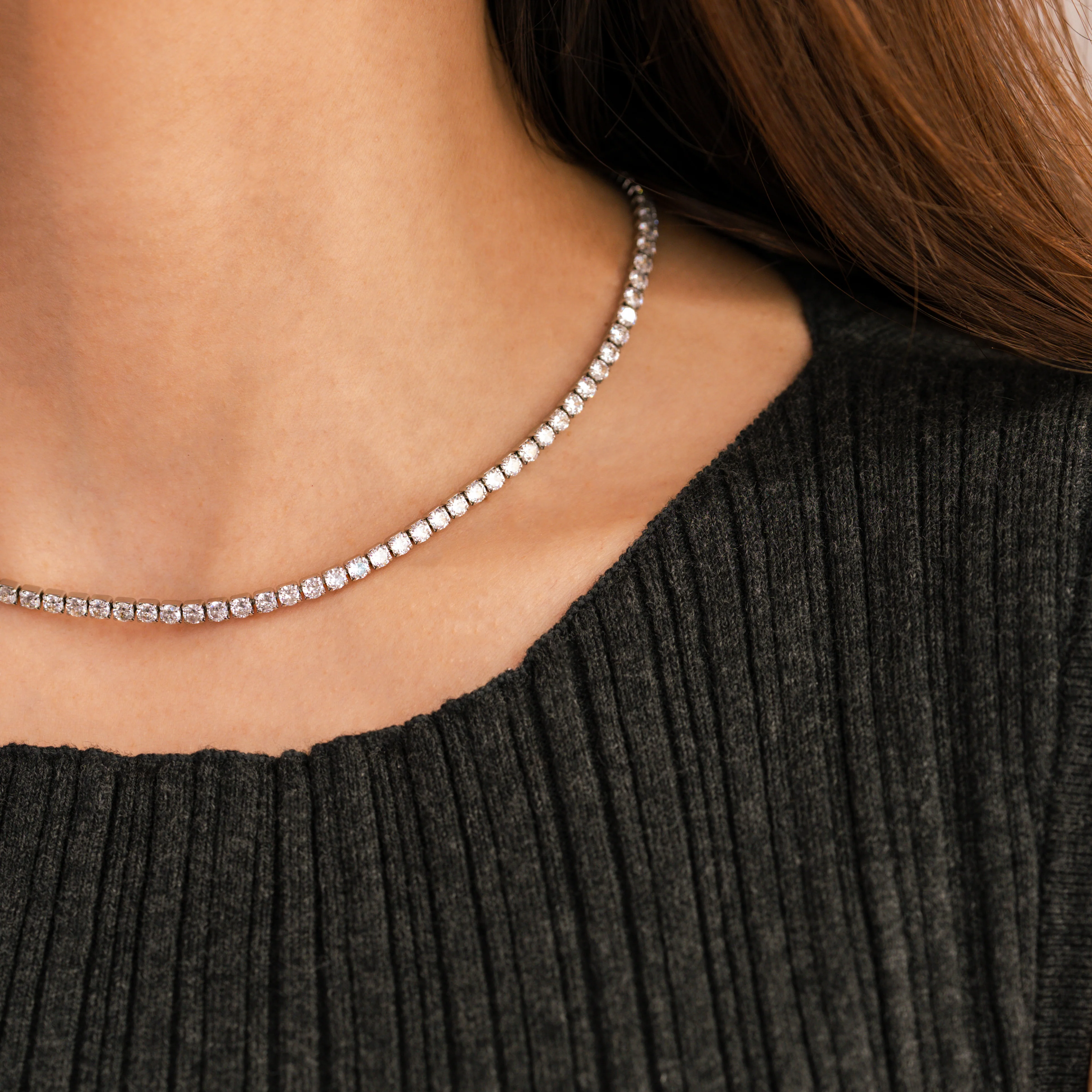 3mm Tennis Necklace - Image 31