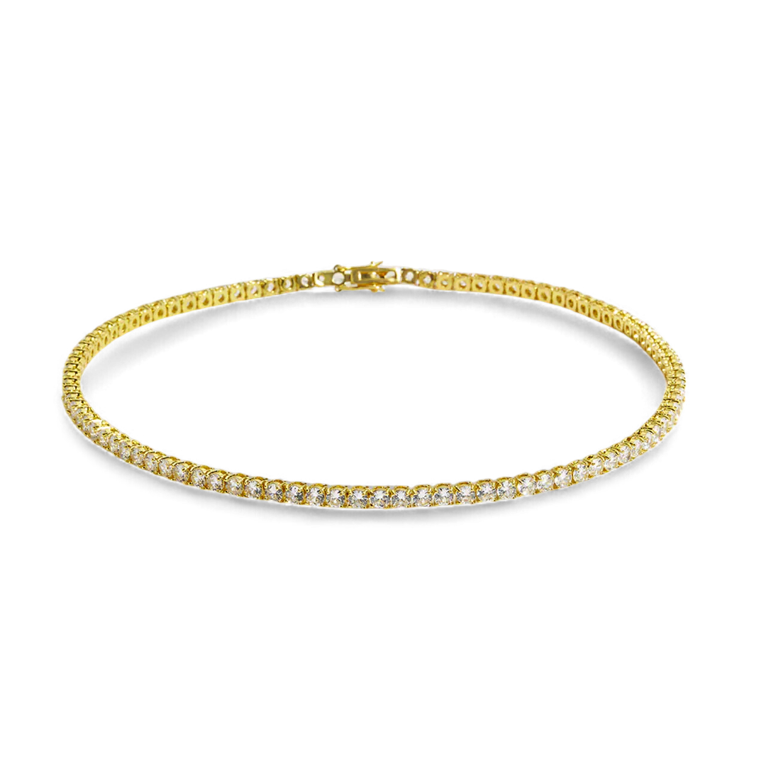 3mm Tennis Necklace - Image 5