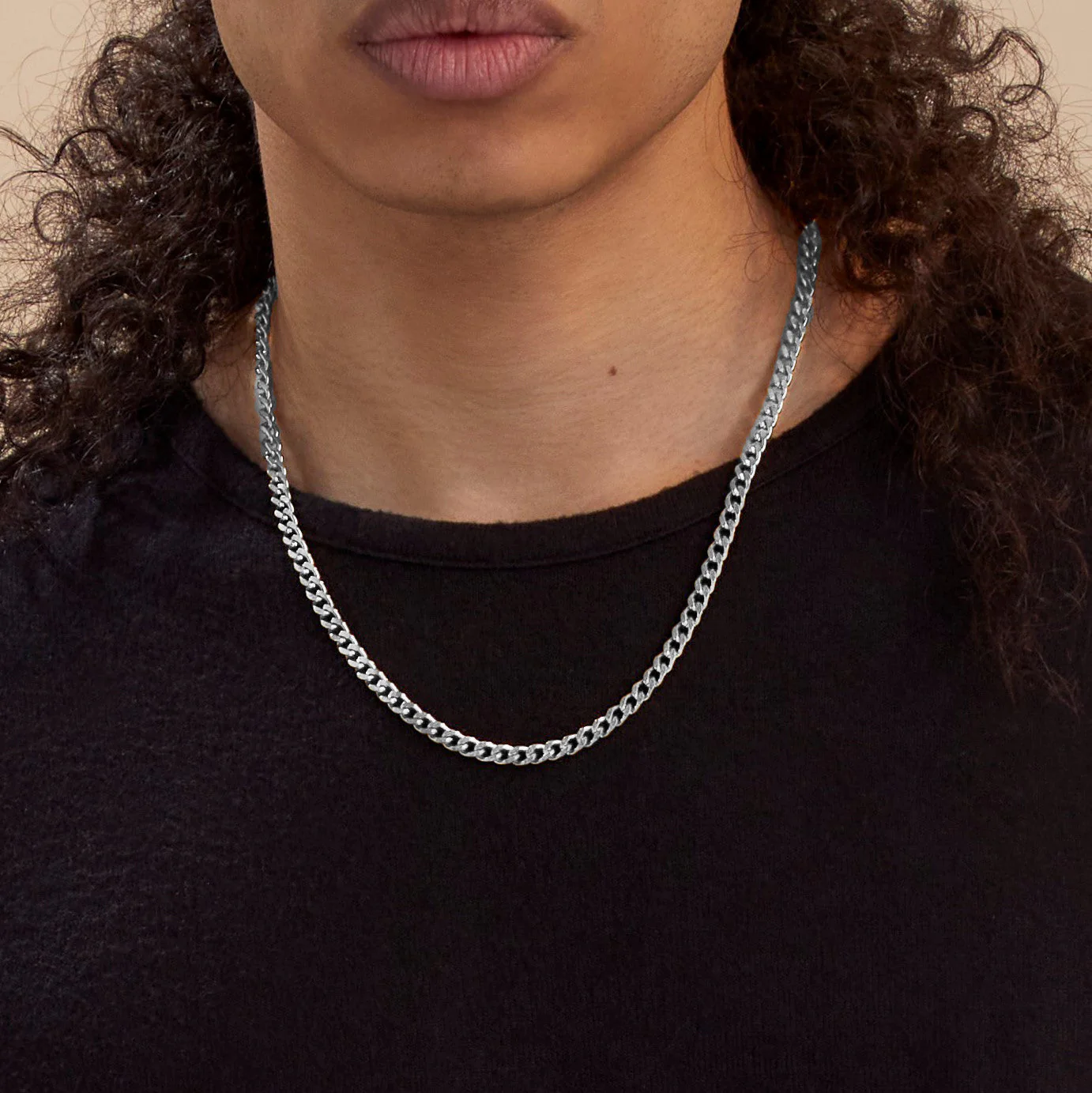 6mm Cuban Chain Necklace - Image 10