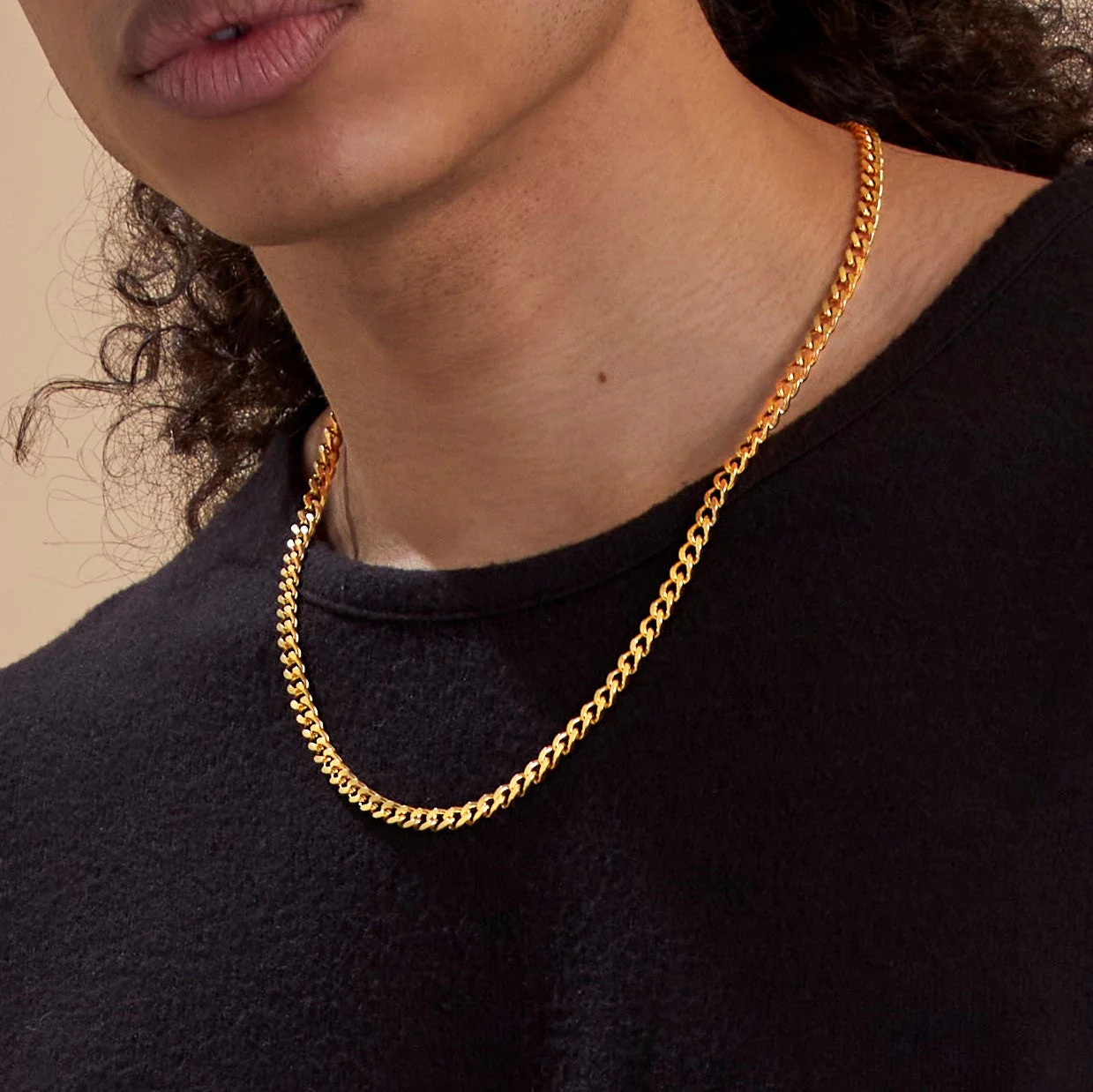 6mm Cuban Chain Necklace - Image 3