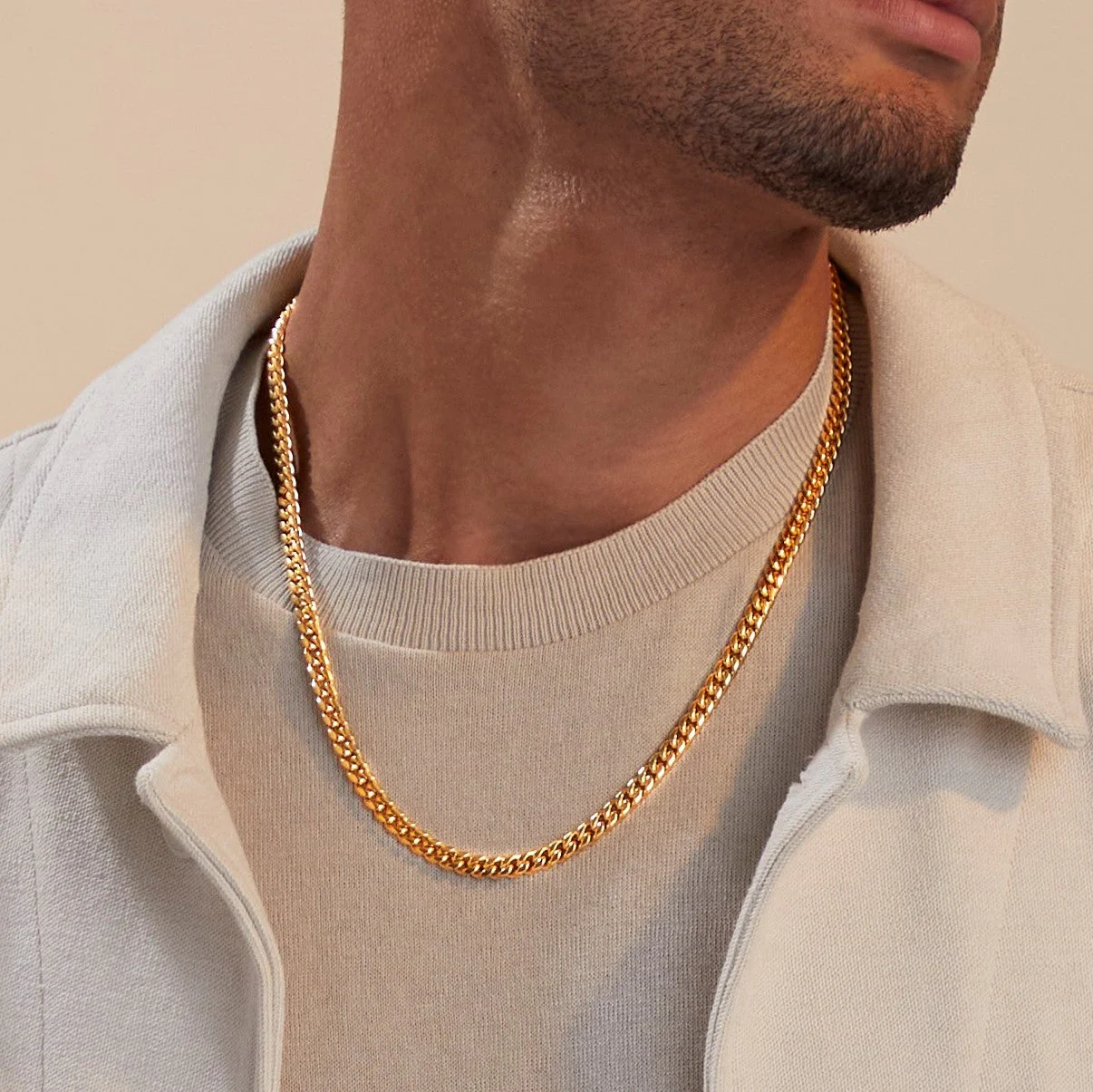 8mm Cuban Chain Necklace - Image 3