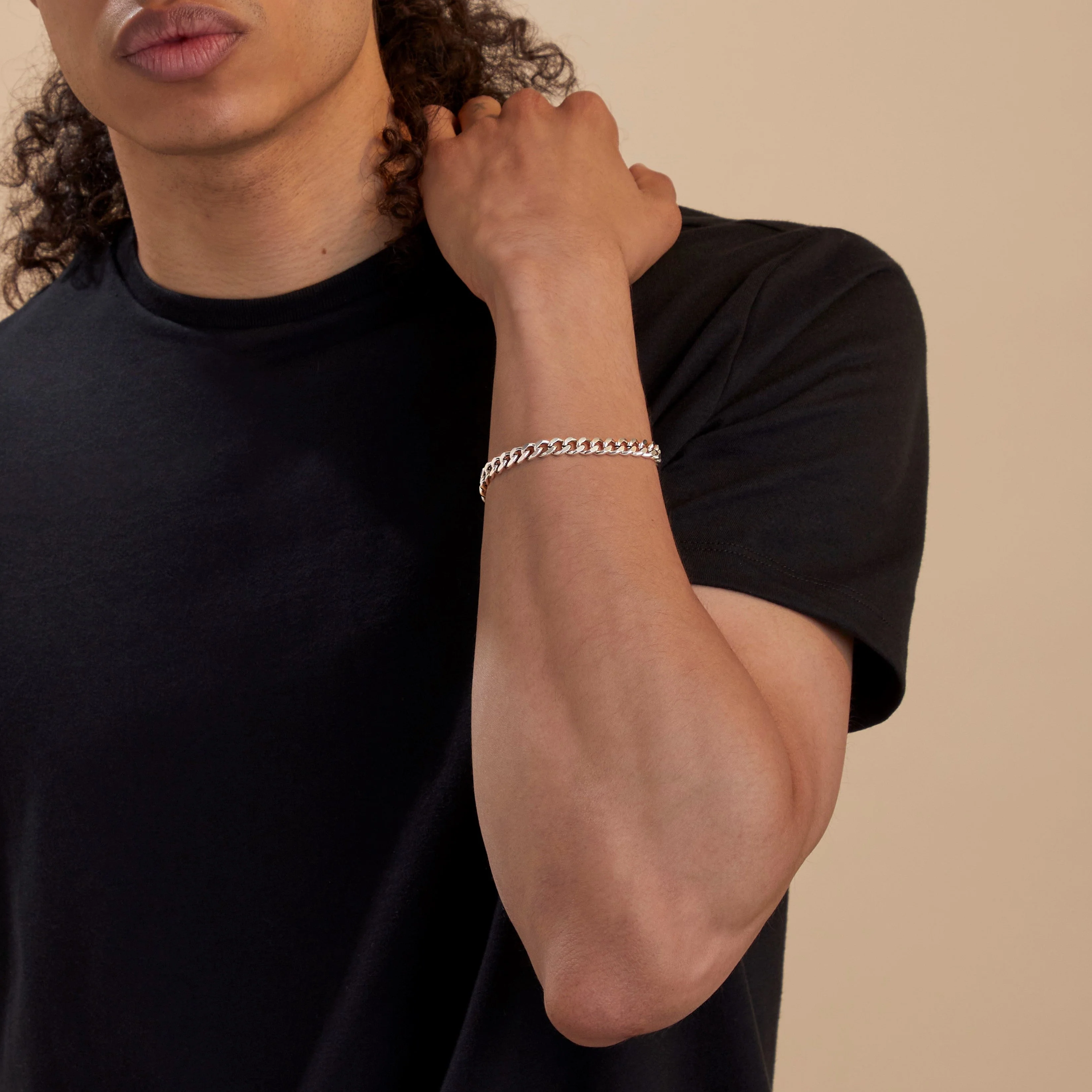 8mm Cuban Link Chain Bracelet - Image 5