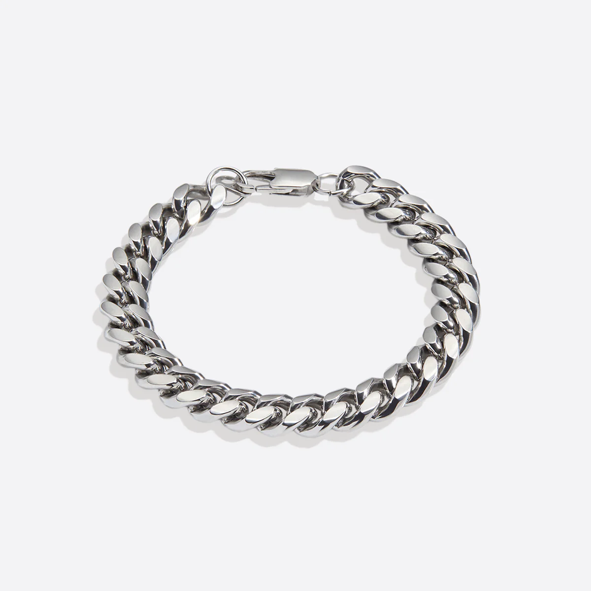 8mm Cuban Link Chain Bracelet - Image 7