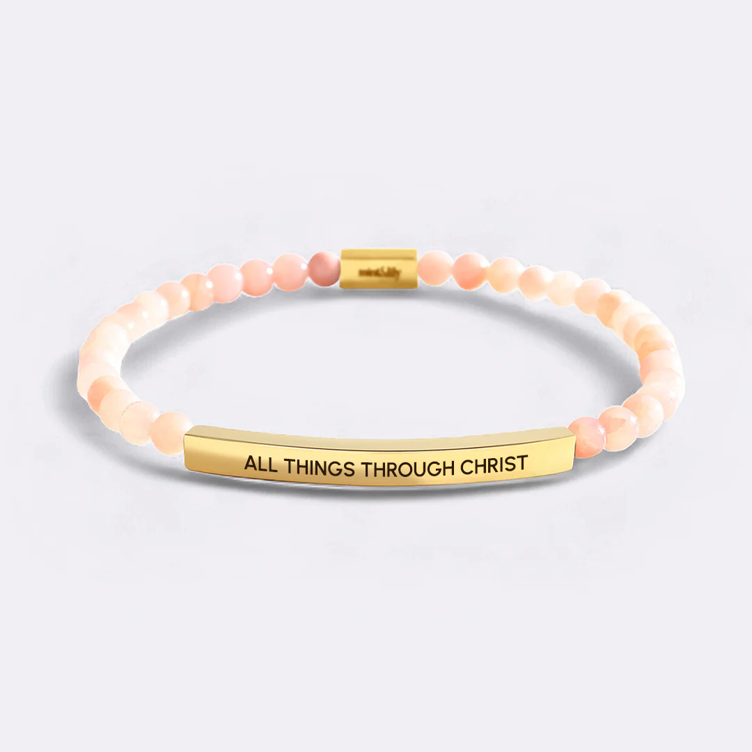 All Things Through Christ Beaded Inspire Bracelet - Image 8
