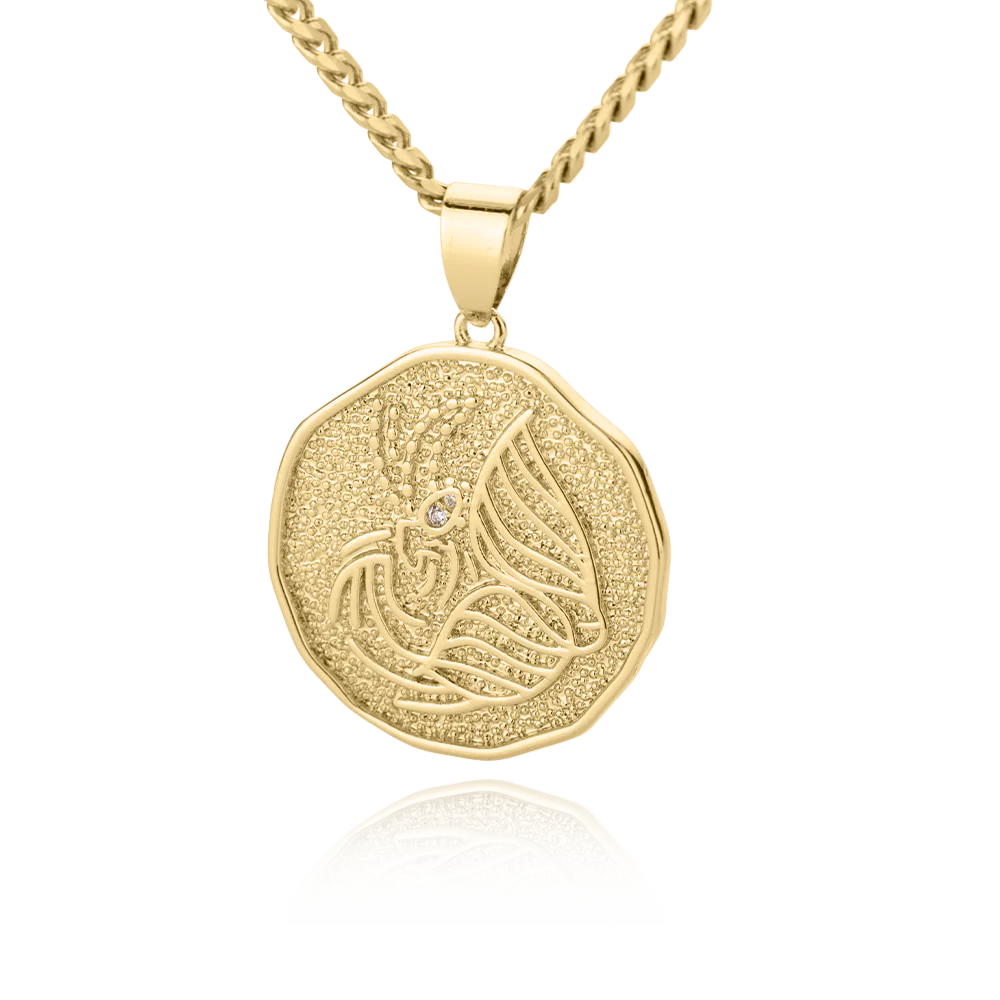 Astrological Sign Coin Pendant Necklace - Image 19