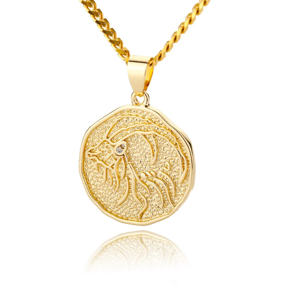 Astrological Sign Coin Pendant Necklace - Image 22