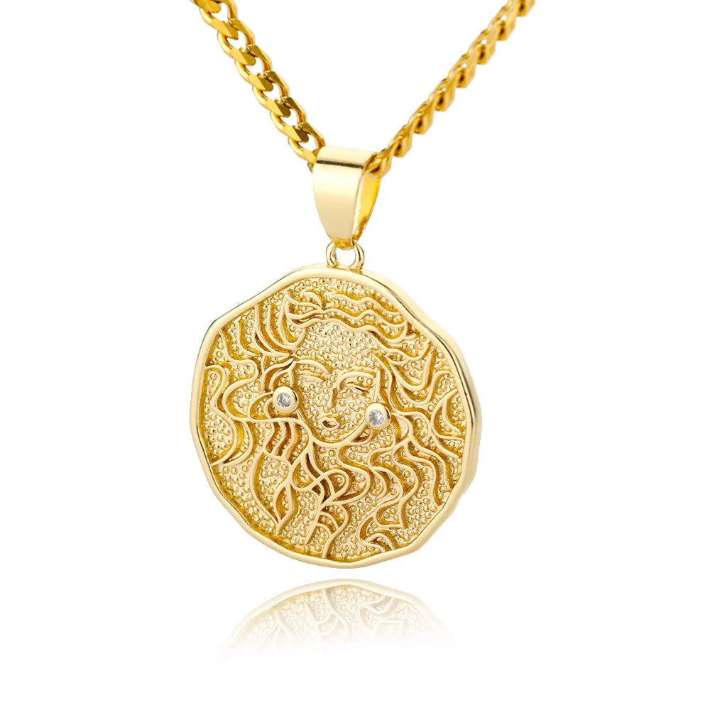Astrological Sign Coin Pendant Necklace - Image 28