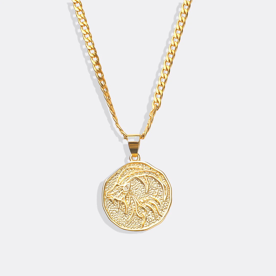 Astrological Sign Coin Pendant Necklace - Image 4