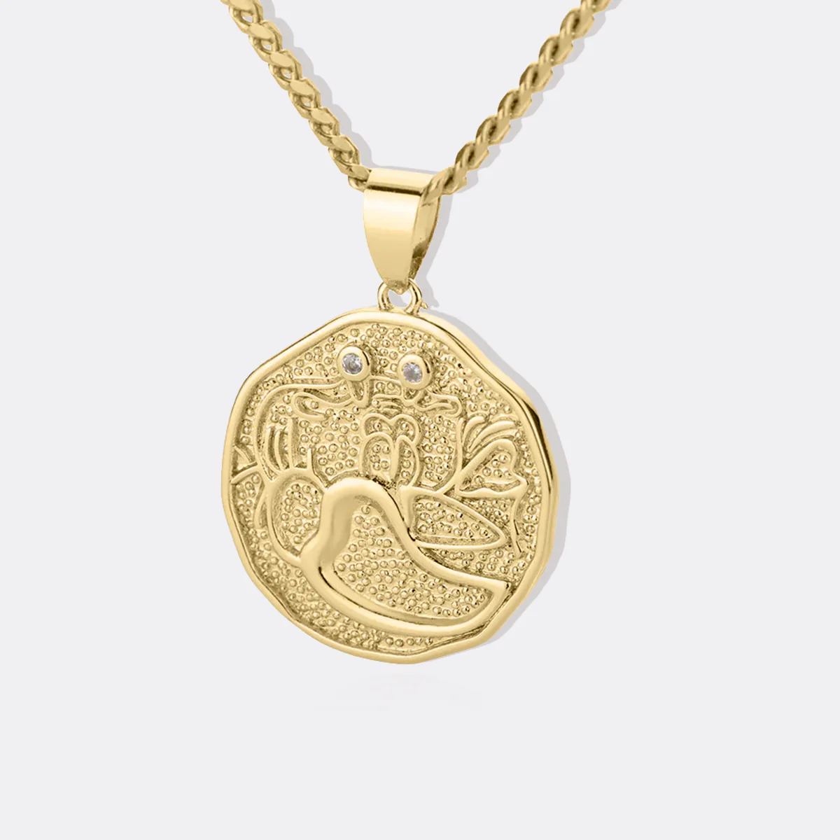 Astrological Sign Coin Pendant Necklace - Image 45