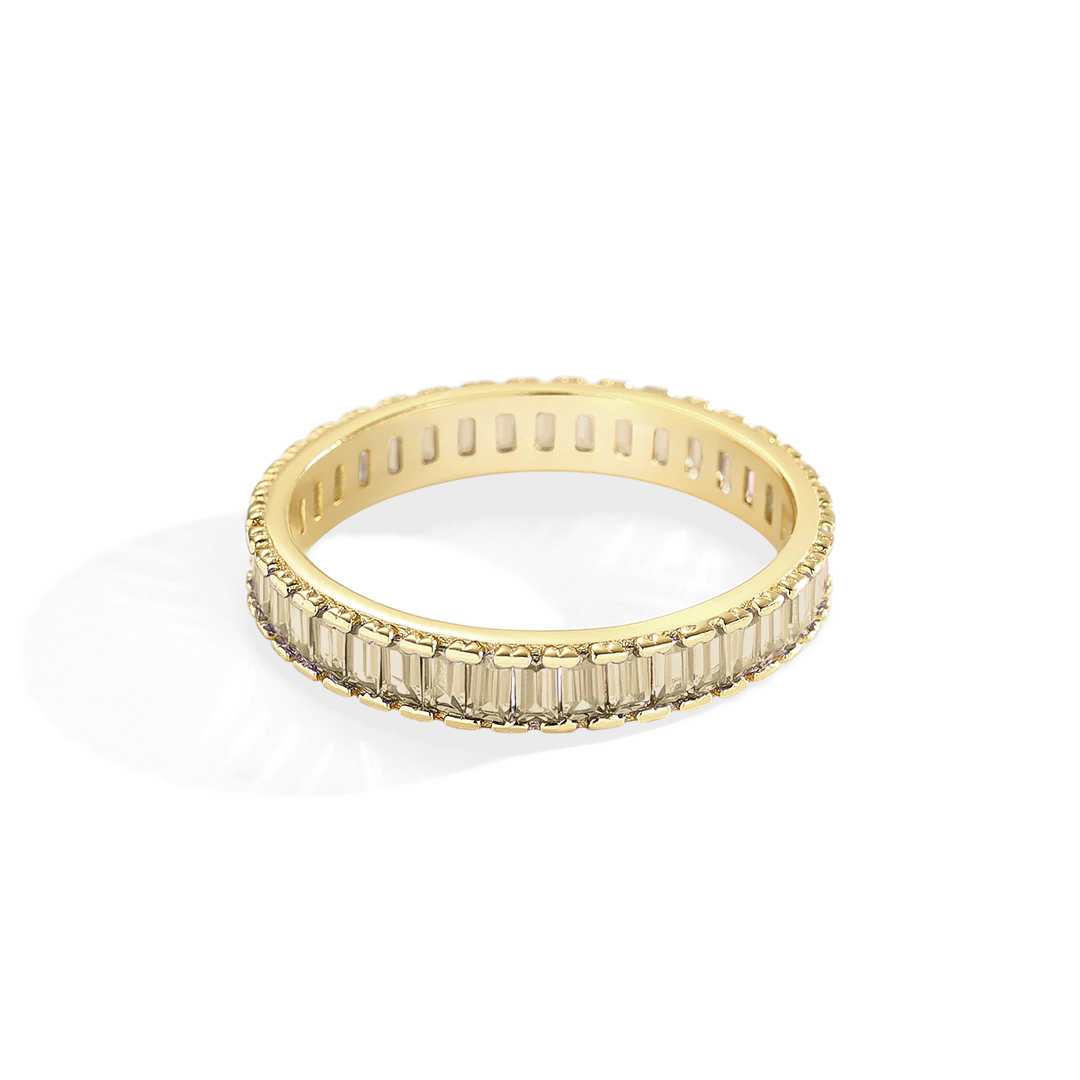 Baguette Birthstone Eternity Band - Image 29