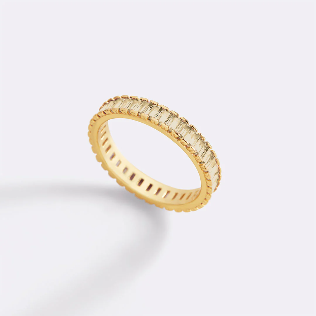 Baguette Birthstone Eternity Band - Image 42