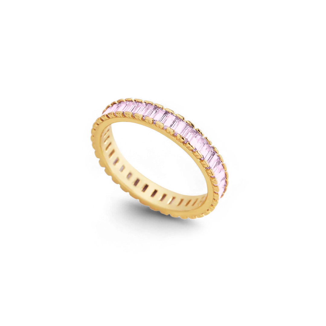 Baguette Birthstone Eternity Band - Image 49
