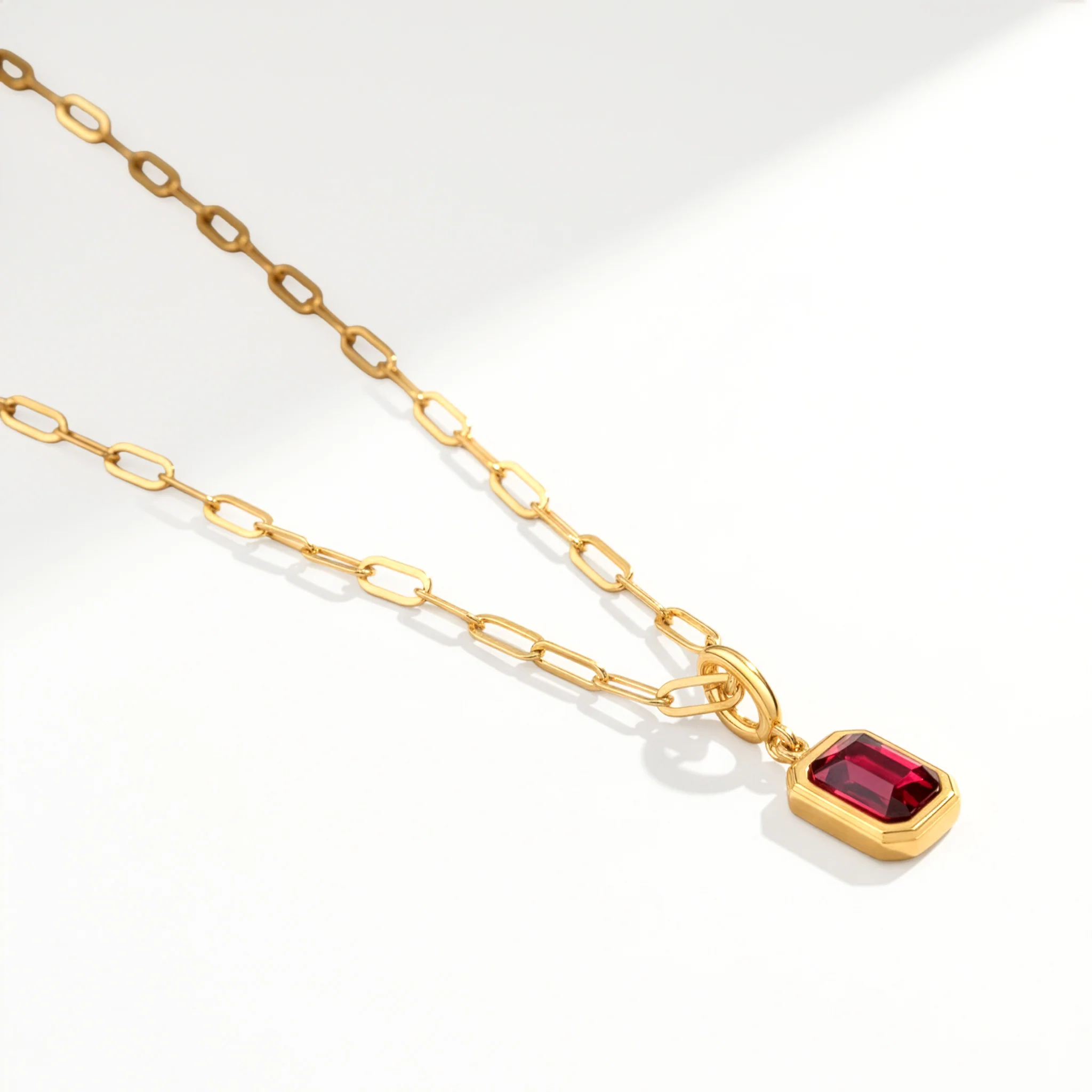 Baguette Birthstone Necklace - Image 17