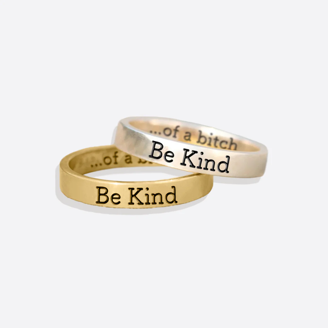 Be Kind Mantra Ring - Image 7