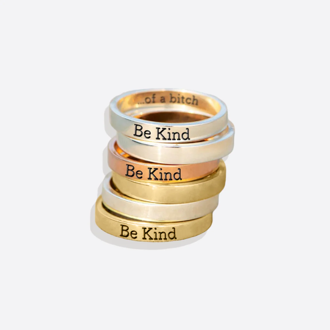 Be Kind Mantra Ring - Image 8