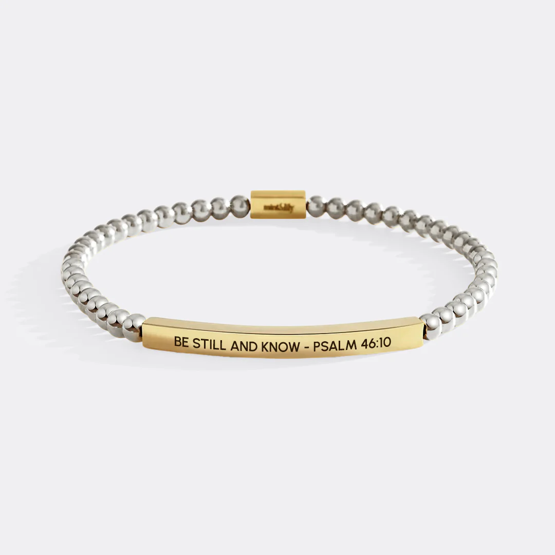 Be Still and Know - Psalm 46:10 Beaded Inspire Bracelet - Image 12