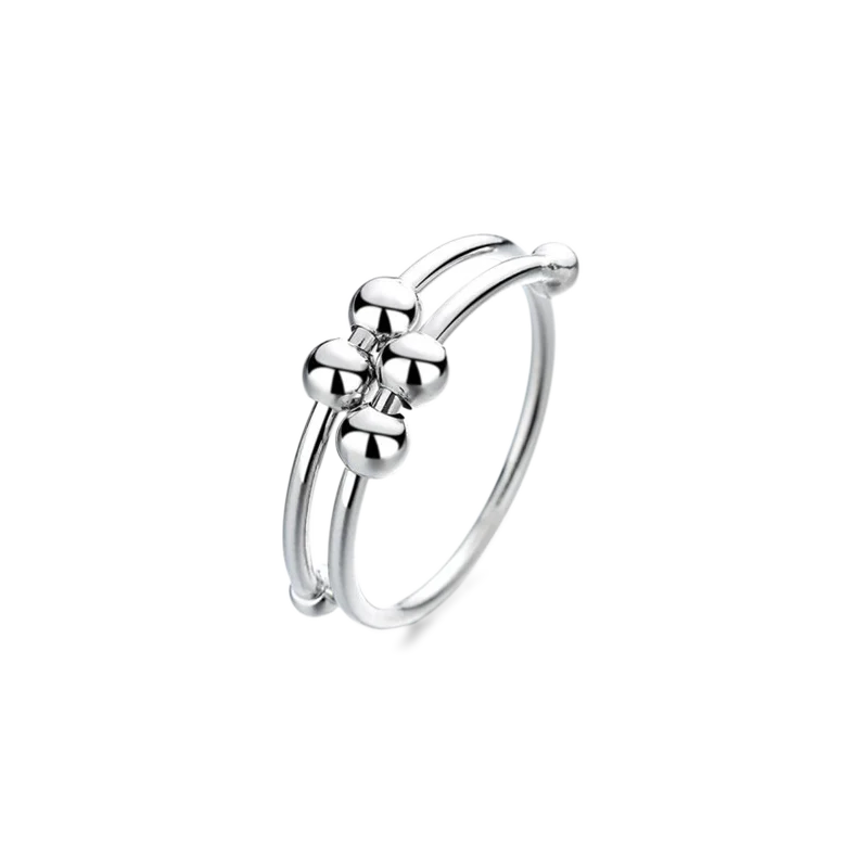 Adjustable Beaded Fidget Ring - Image 12