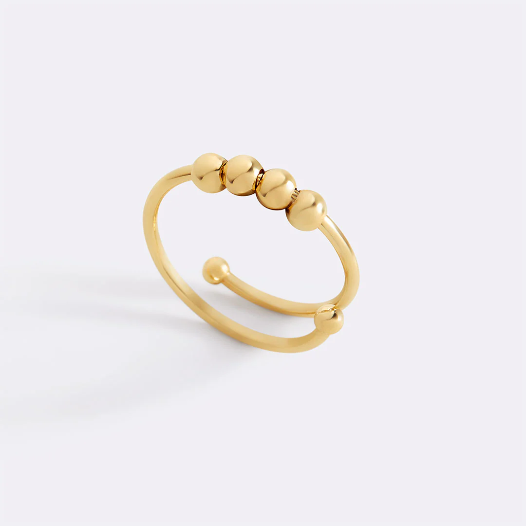 Adjustable Beaded Fidget Ring - Image 27