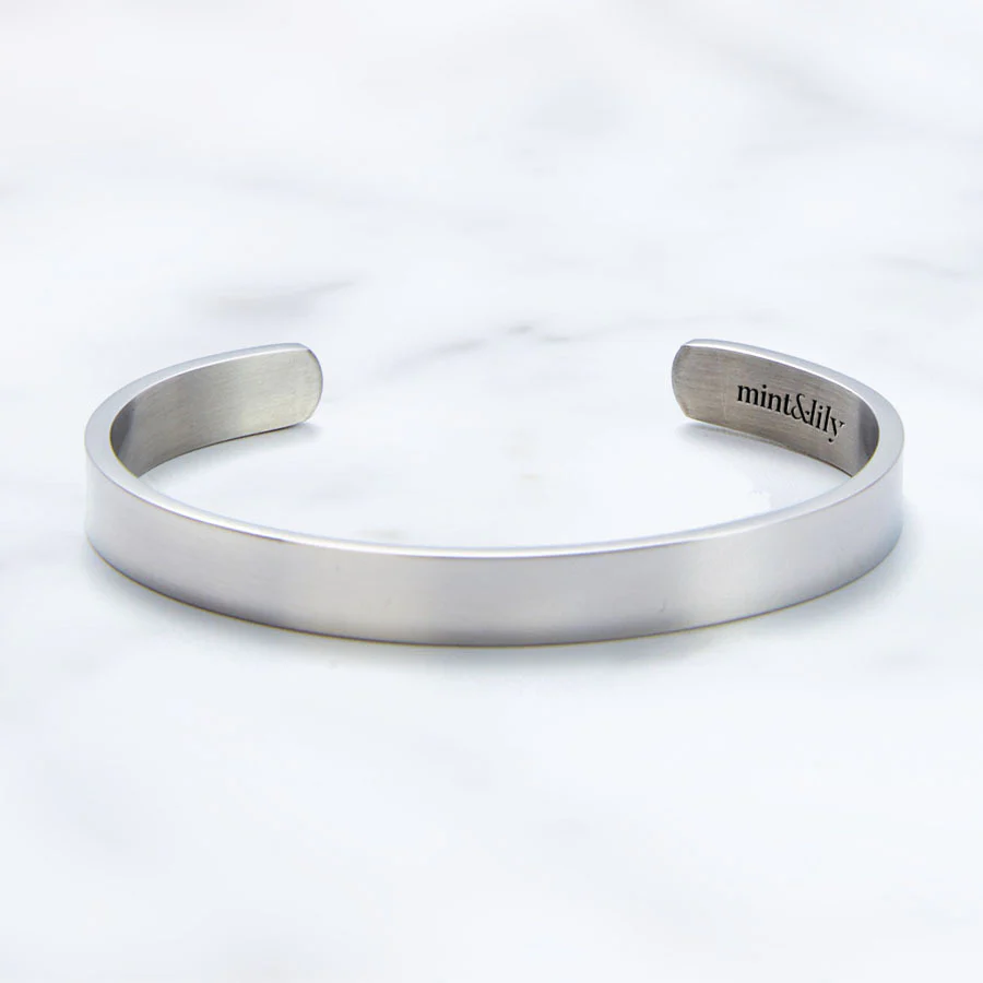 Beautiful Girl You Can Do Hard Things Cuff Bracelet - Image 12