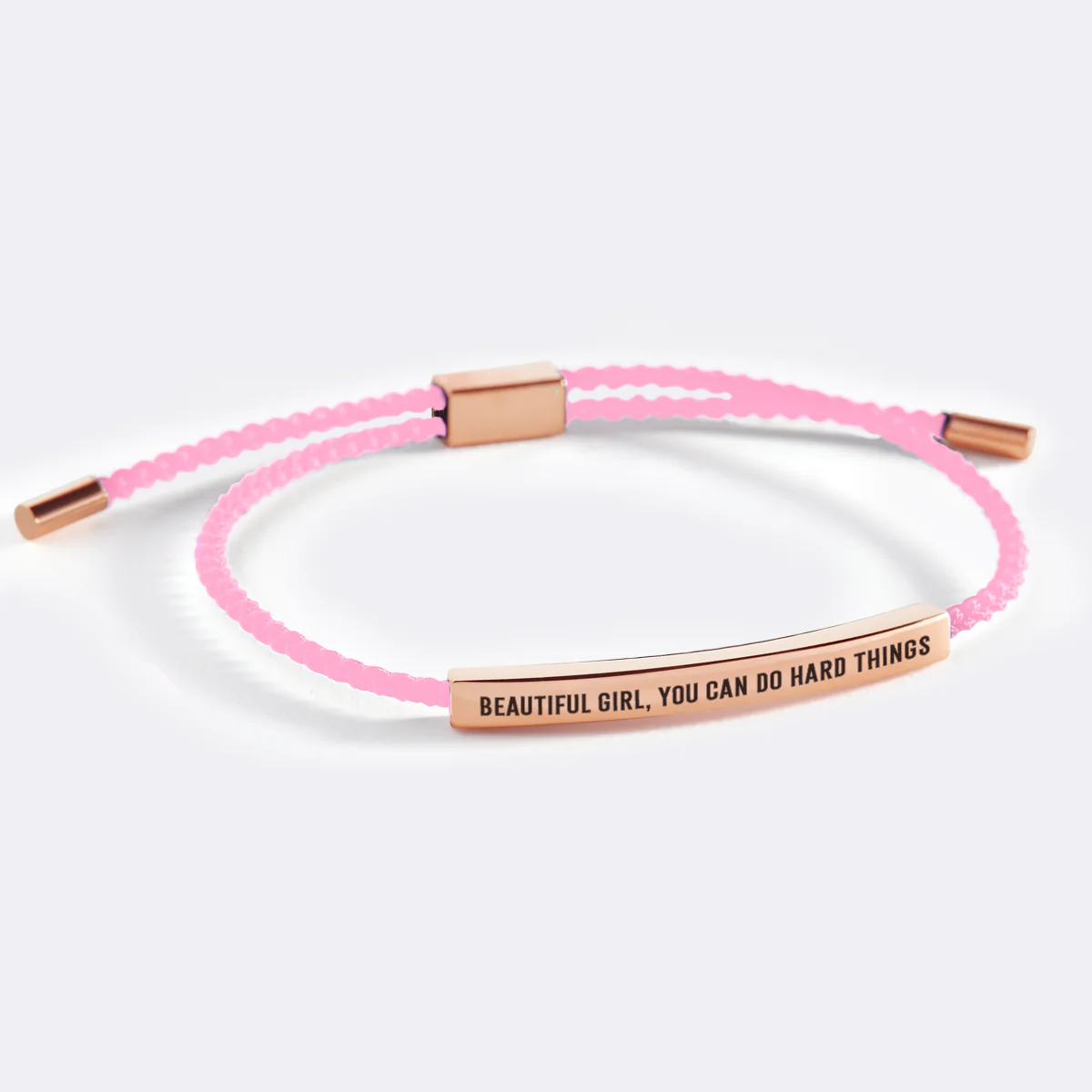 Beautiful Girl, You Can Do Hard Things Inspire Bracelet - Image 24