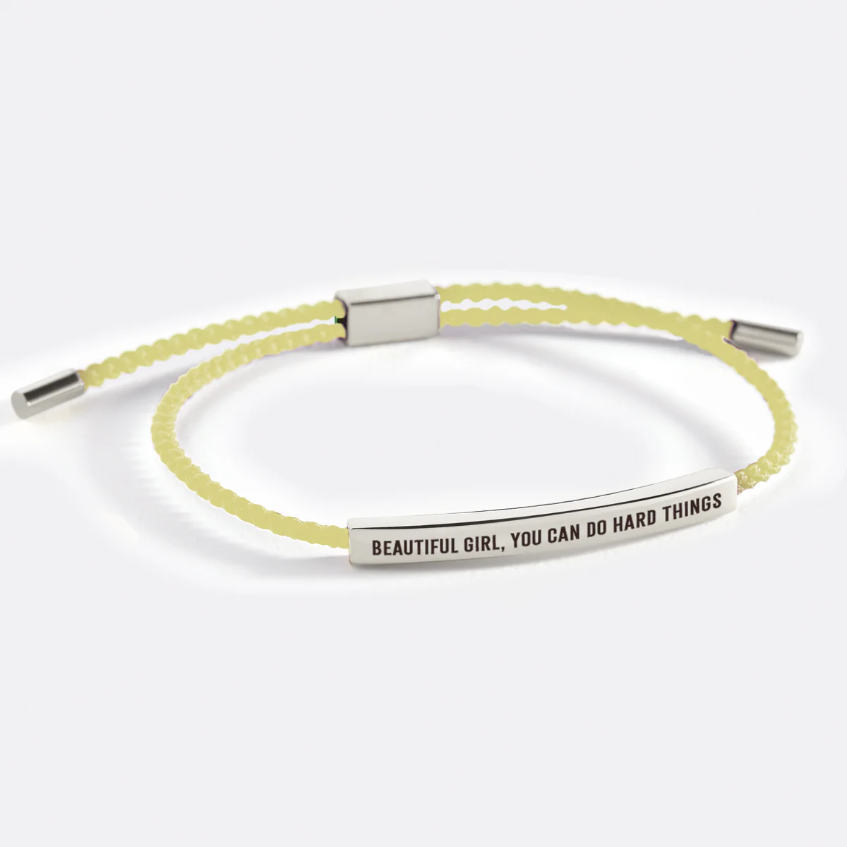 Beautiful Girl, You Can Do Hard Things Inspire Bracelet - Image 9