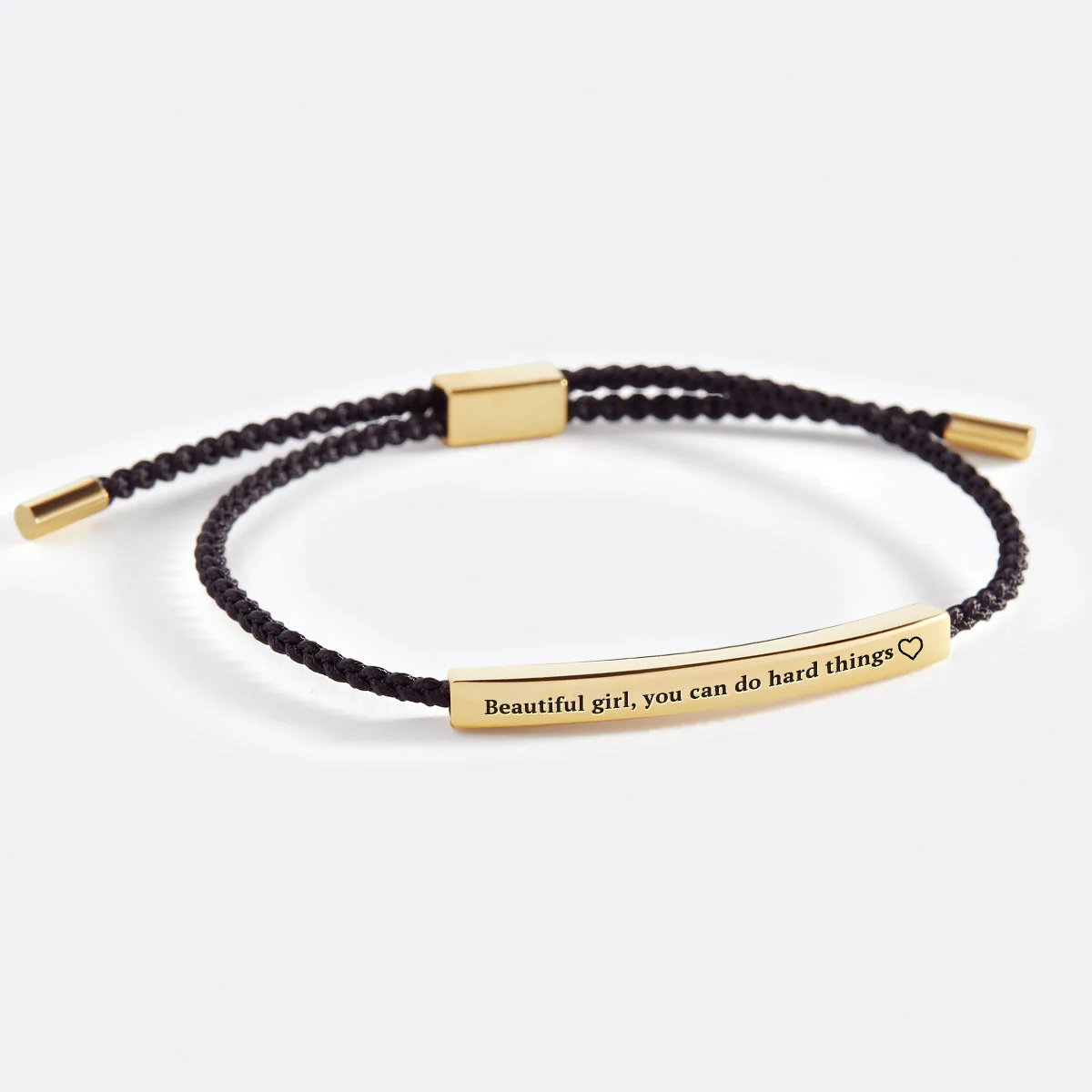 Beautiful Girl You Can Do Hard Things Inspire Bracelet - Image 7