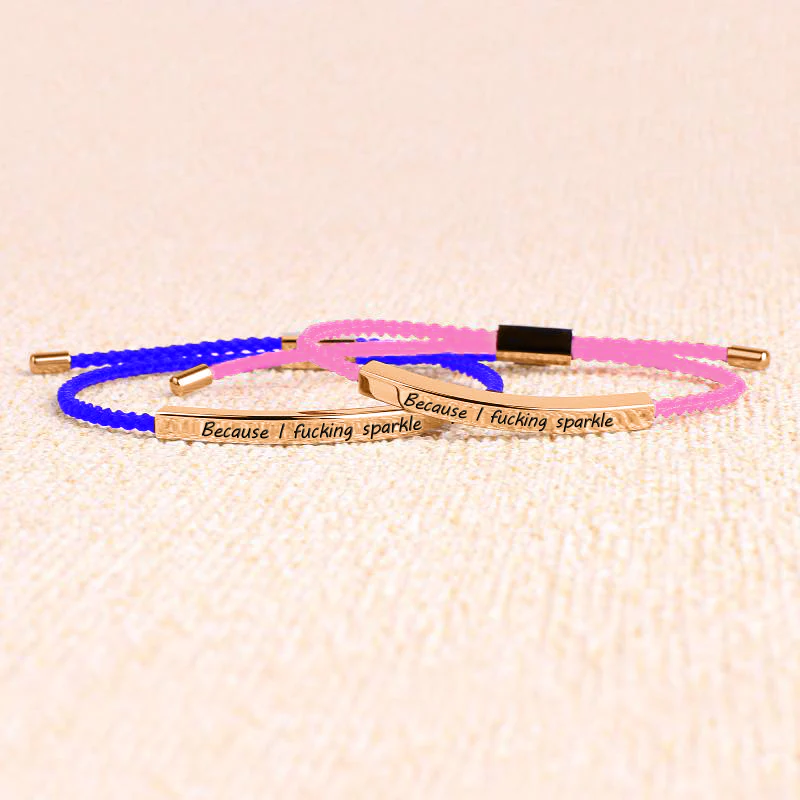 Because I F♥cking Sparkle Inspire Bracelet - Image 16