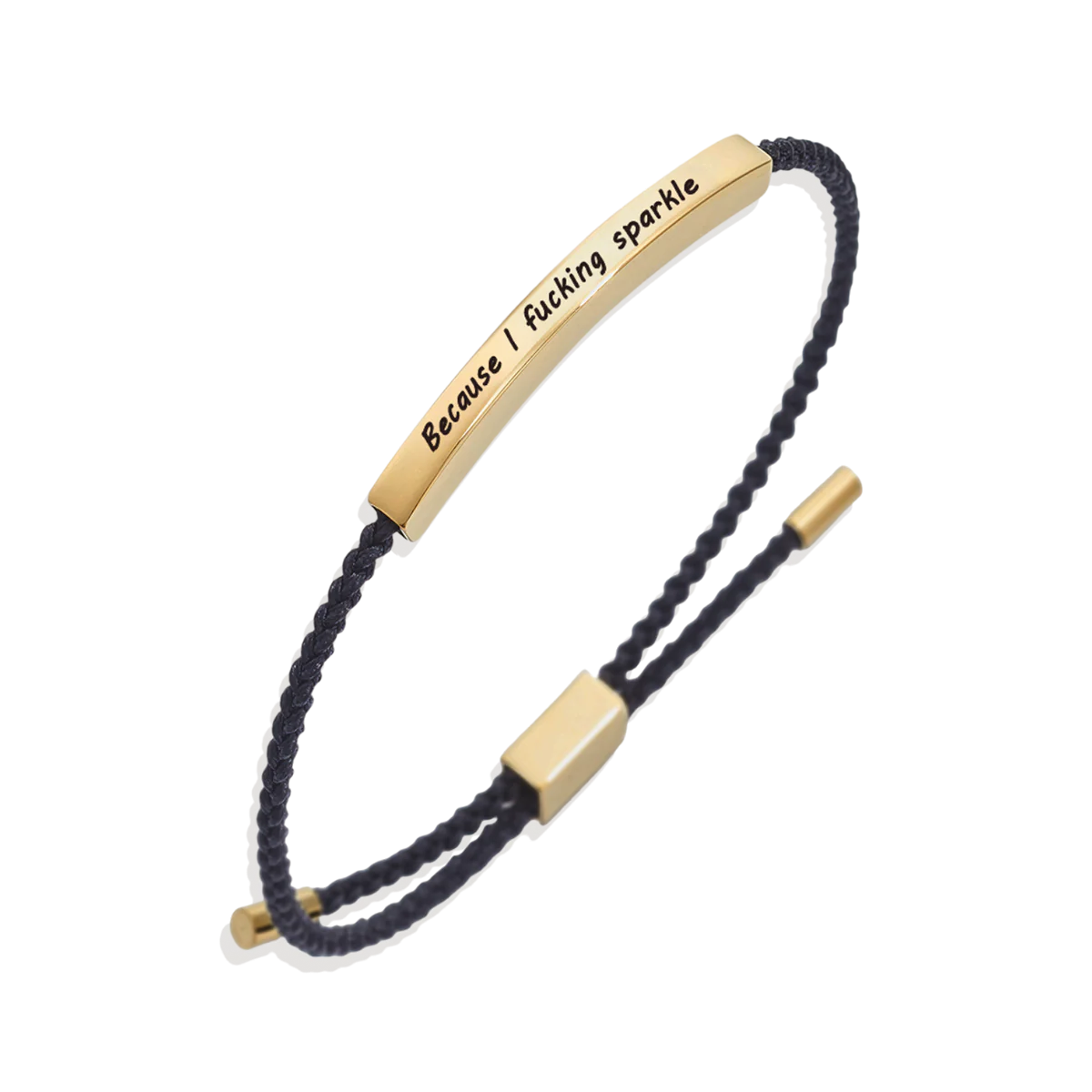 Because I F♥cking Sparkle Inspire Bracelet - Image 4