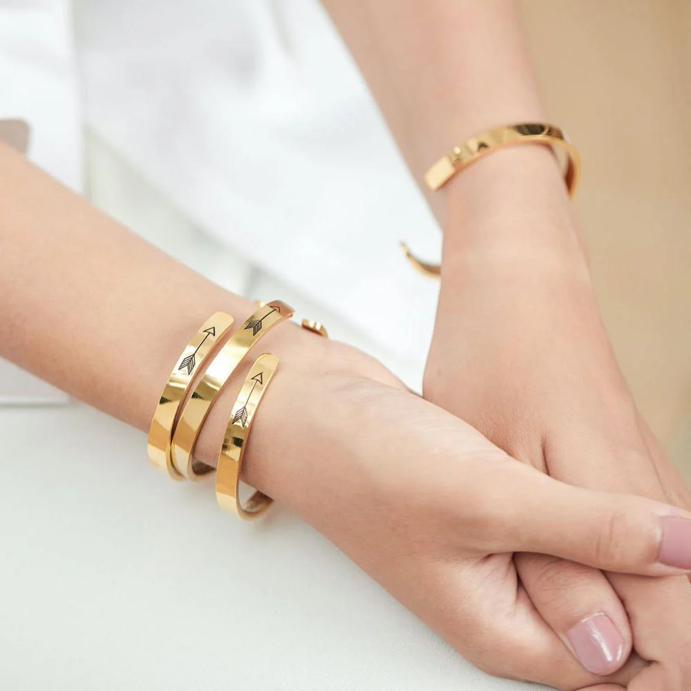 Believe in You Like I Do Cuff Bracelet - Image 3