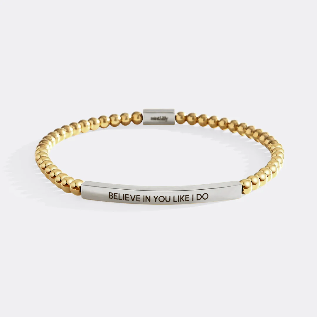 Believe in You Like I Do Beaded Inspire Bracelet - Image 3