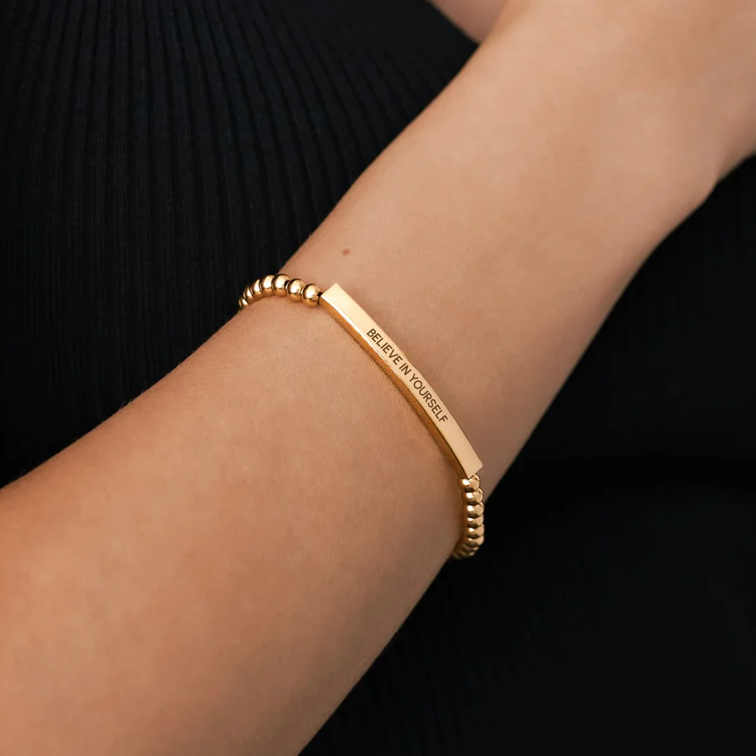 Believe in Yourself Beaded Inspire Bracelet - Image 10