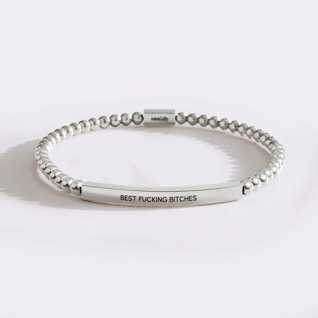 Best Fucking Bitches Beaded Inspire Bracelet - Image 7
