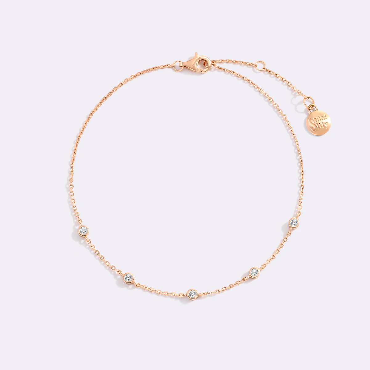 Bezel Set Diamond Bracelet - Image 4