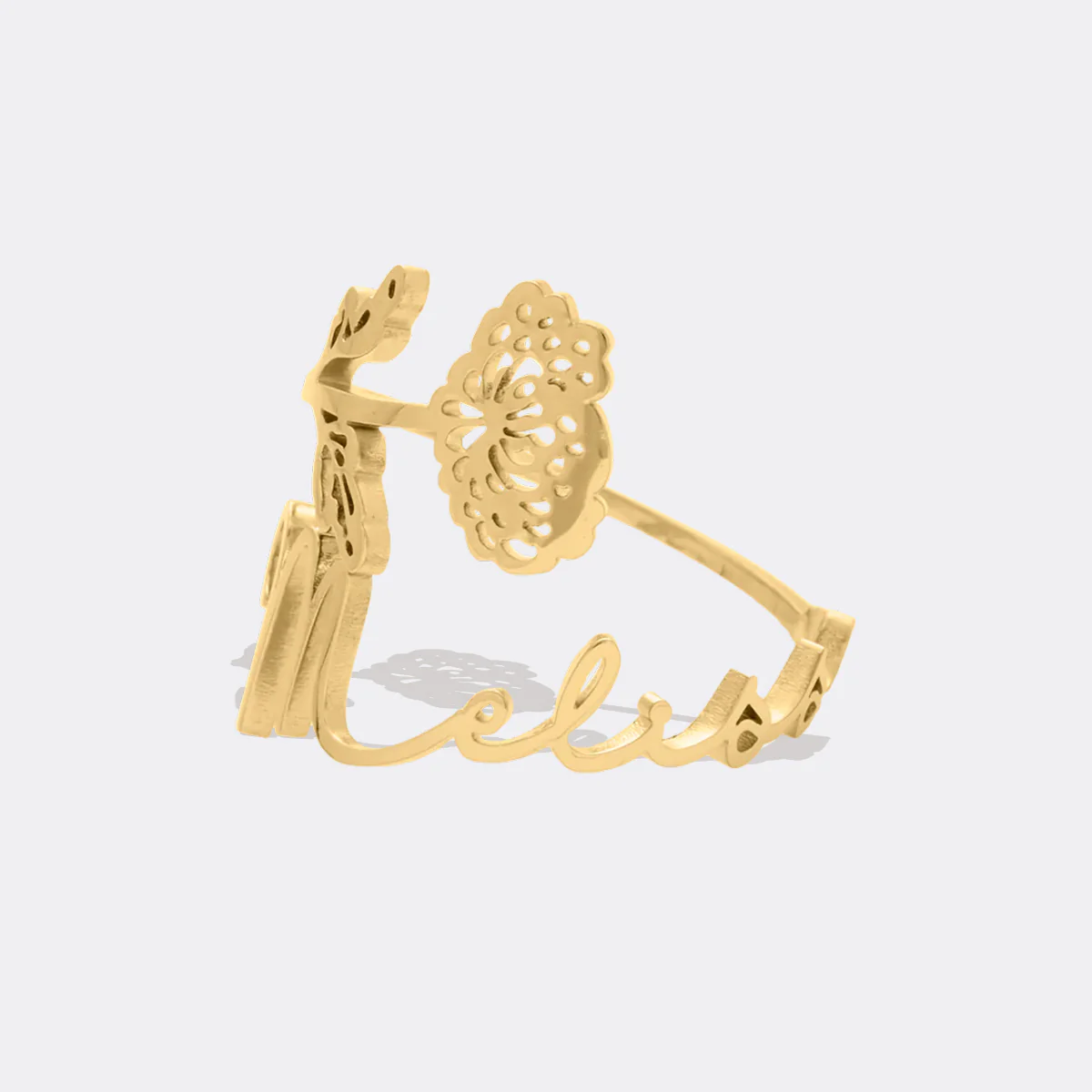 Birth Flower Name Ring - Image 22