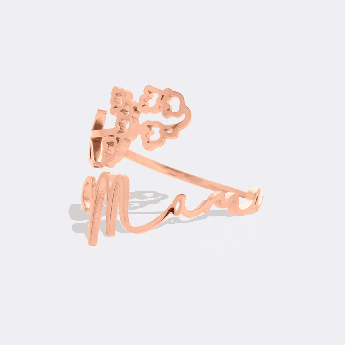 Birth Flower Name Ring - Image 37