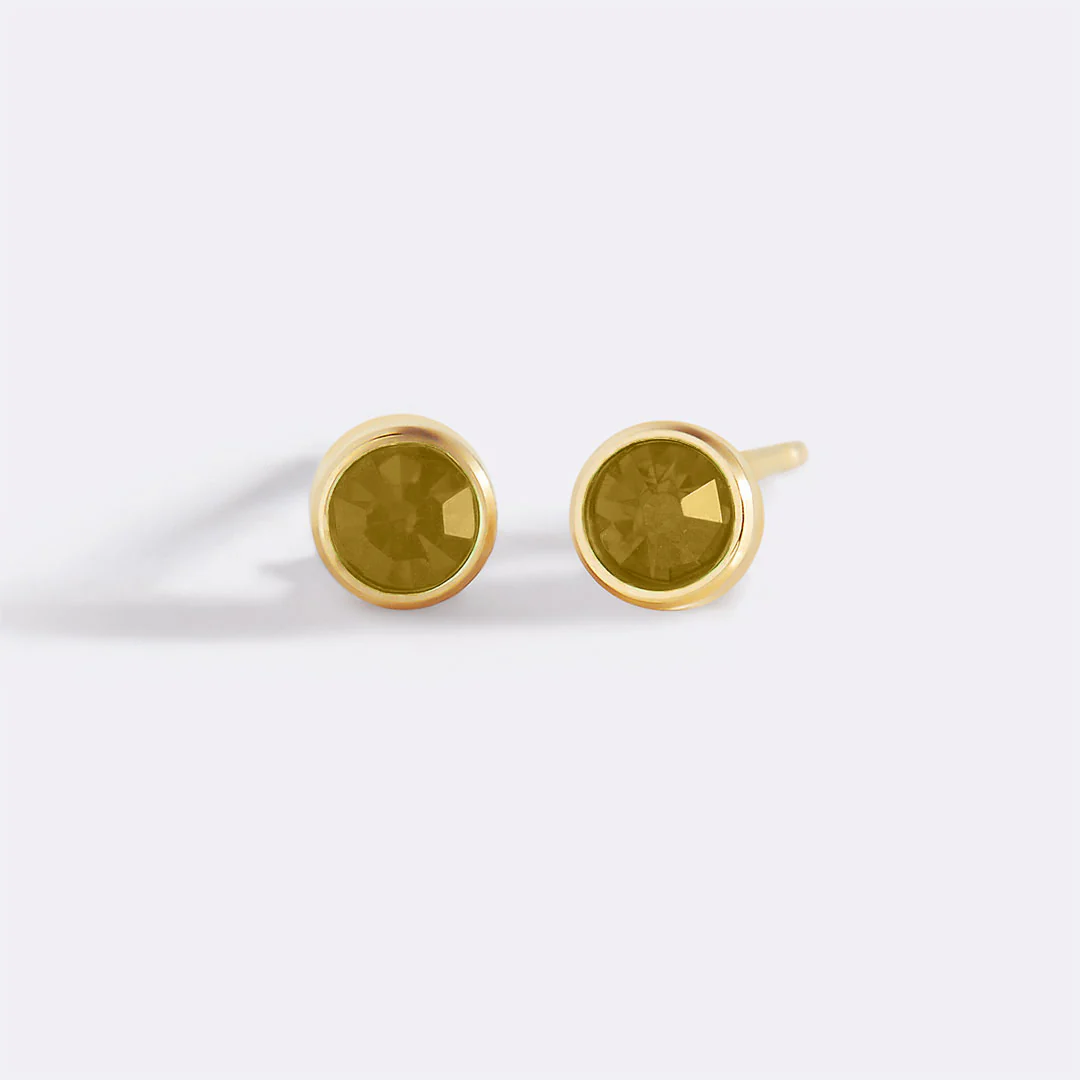 Birthstone Bezel Studs - Image 108