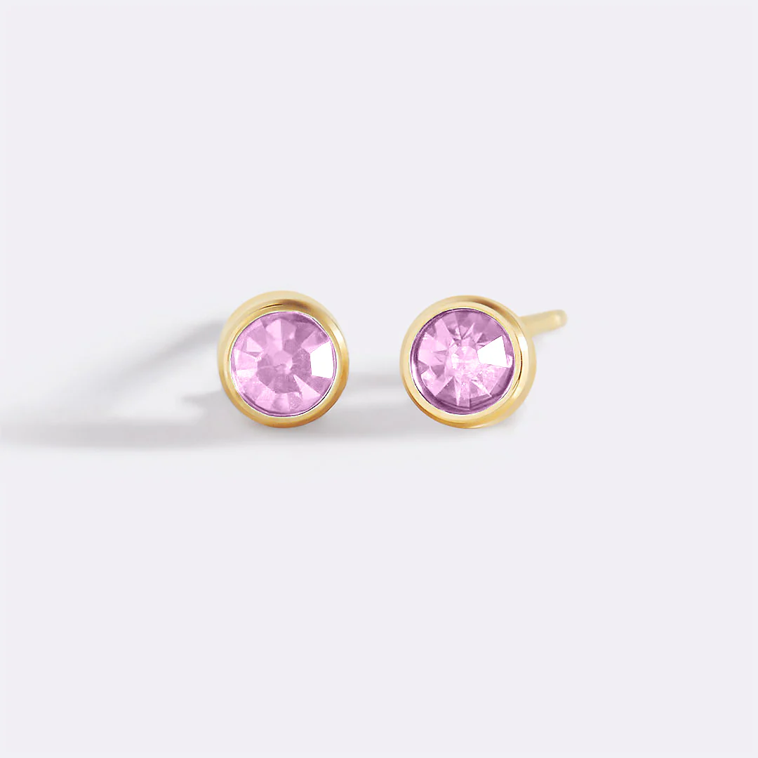 Birthstone Bezel Studs - Image 115