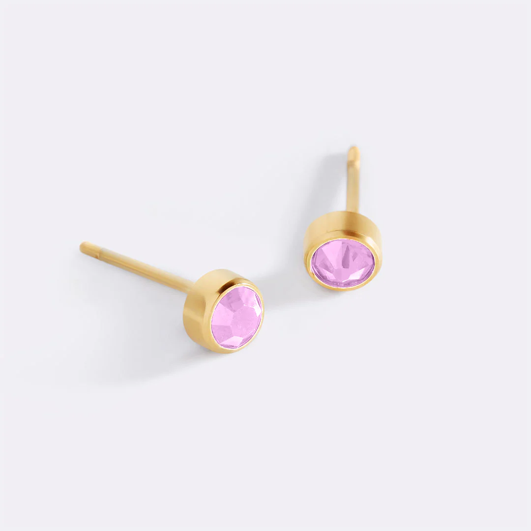 Birthstone Bezel Studs - Image 116