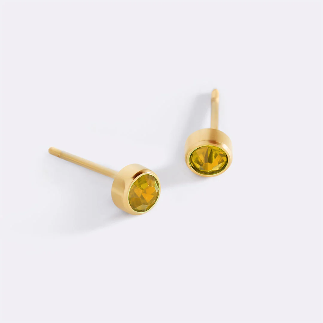 Birthstone Bezel Studs - Image 119