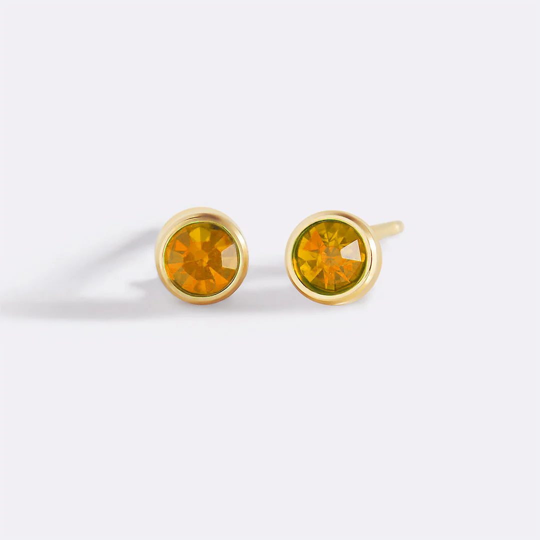 Birthstone Bezel Studs - Image 120