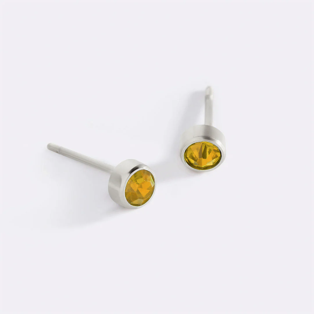 Birthstone Bezel Studs - Image 122