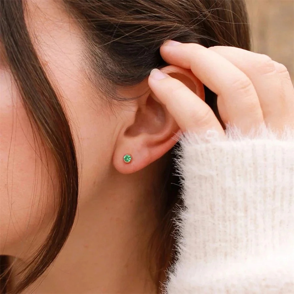 Birthstone Bezel Studs - Image 13