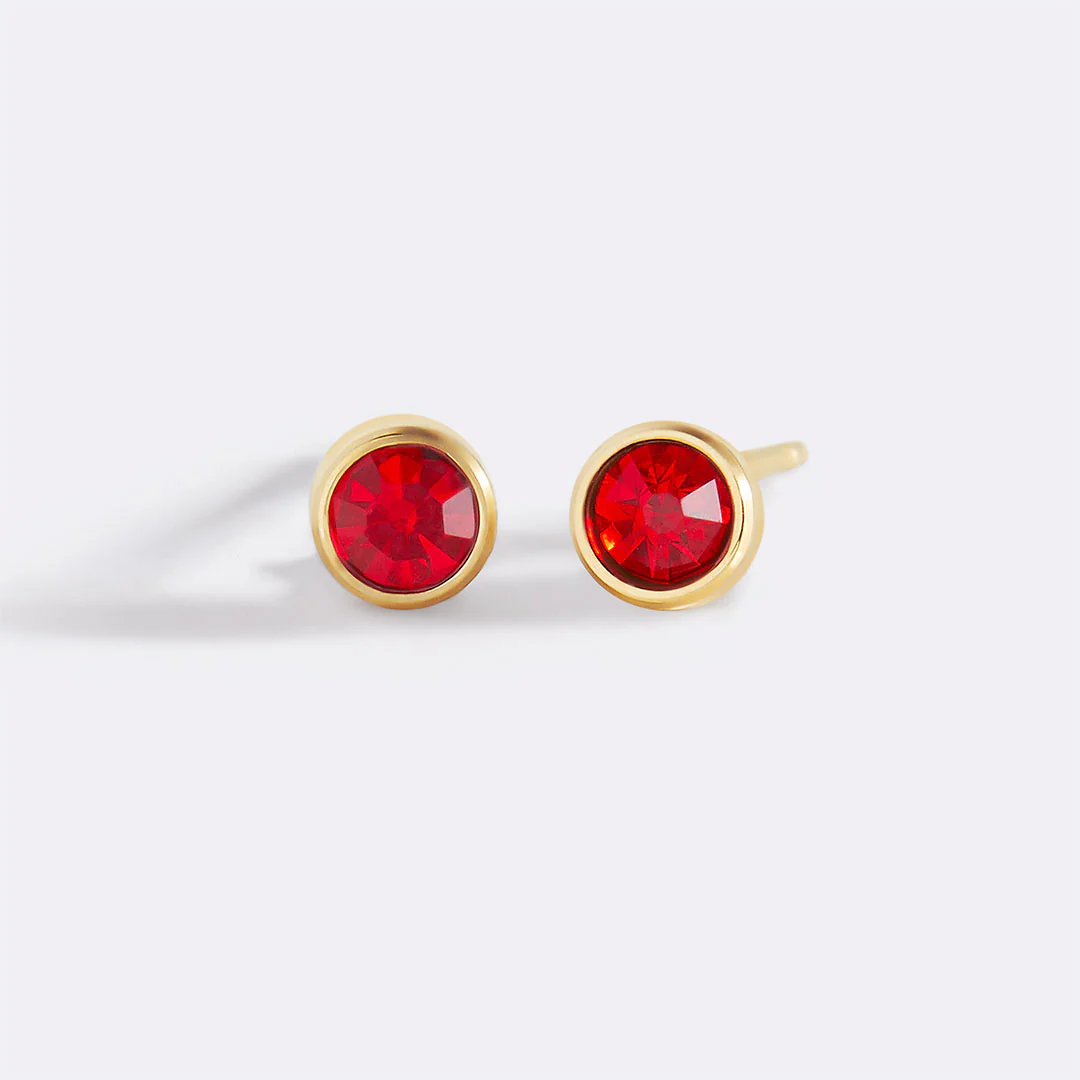 Birthstone Bezel Studs - Image 20