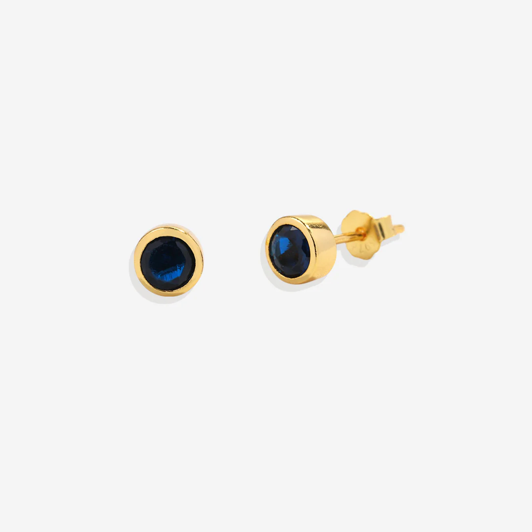 Birthstone Bezel Studs - Image 34