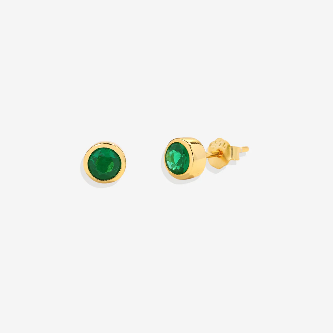 Birthstone Bezel Studs - Image 4