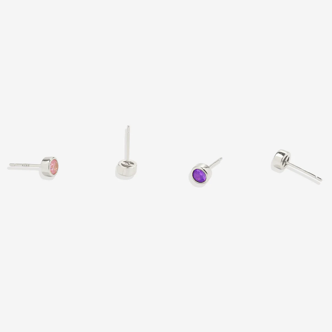 Birthstone Bezel Studs - Image 50